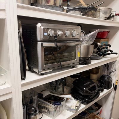 Stainless air fryer toaster oven and cookware