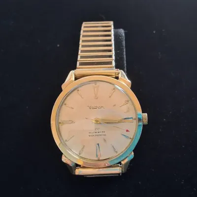 Vintage WALTHAM 100 Self-Winding 10K Gold-Filled Wristwatch
