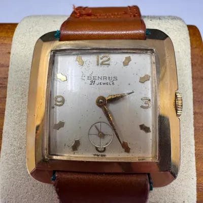 Vintage Benrus 21 Jewels Men’s Swiss Manual Wind Wristwatch
