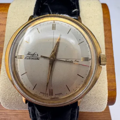 Vintage Hatis Automatic Twenty-One Men’s Swiss Wristwatch