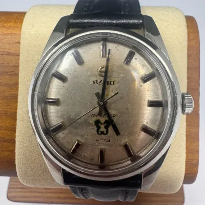 Vintage Rado Green Horse Automatic Stainless Steel Wristwatch