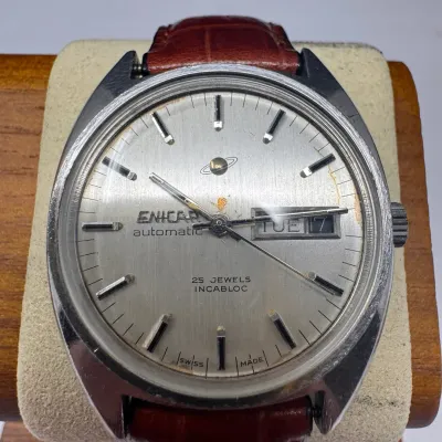 Vintage Enicar Automatic 25 Jewels Incabloc Men’s Swiss Wristwatch