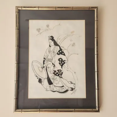 Geisha Drawing 