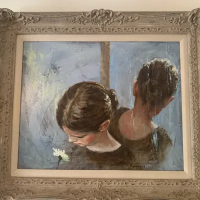 Palmieri Painting Of Young Girl