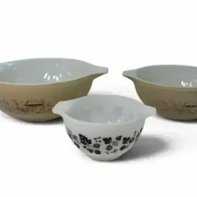 Vintage Patterned Mixing Bowl Set