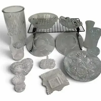 Vintage Cut & Pressed Glass Collection