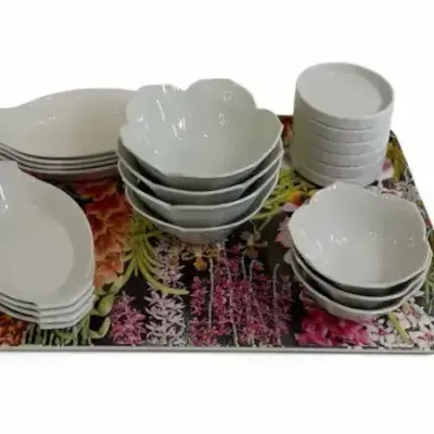 White Porcelain Serving Dish Collection