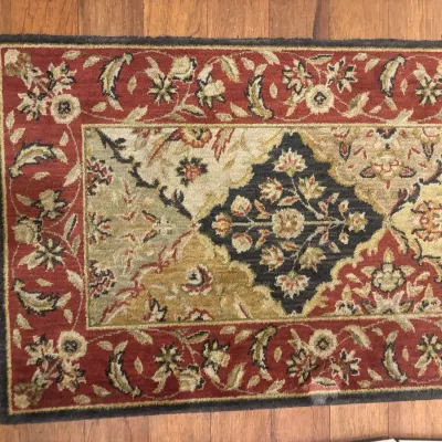 Pair of Traditional Floral Area Rugs