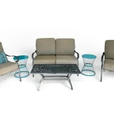5-Piece Cushioned Outdoor Patio Furniture Set