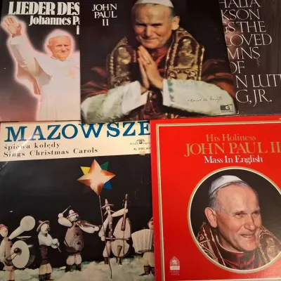Pope John Paul II & Religious Vinyl Record Collection