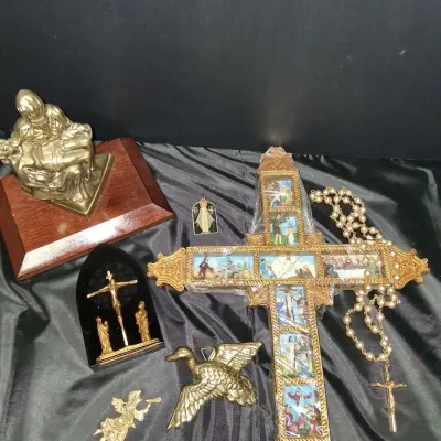 Religious Crucifix, Rosary & Christian Decor Collection