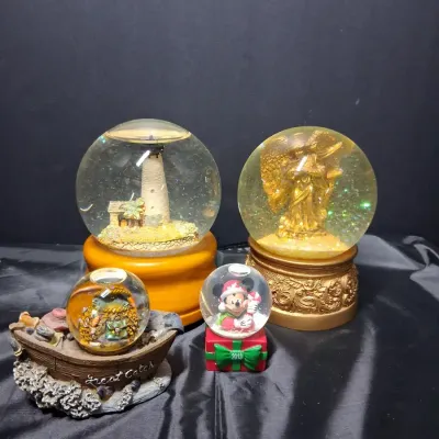 Assorted Decorative Snow Globe Collection