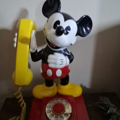 Vintage Walt Disney Mickey Mouse Telephone