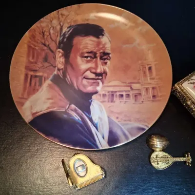 Collector Plate & Decorative Trinket Box Lot
