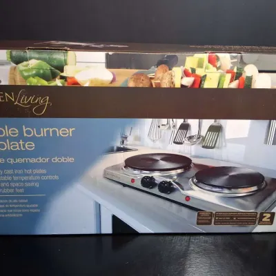 Kitchen Living Double Burner Hot Plate