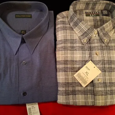 Men’s Hill & Archer and Trader Bay Dress Shirts