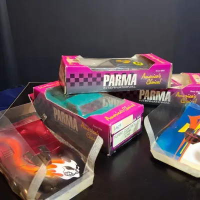 Vintage Parma International RC Car Bodies & Accessories Lot