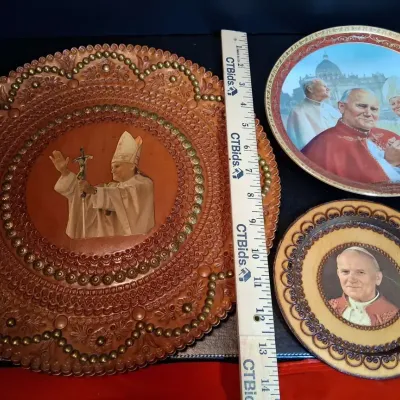 Pope John Paul II Religious Collector Plate Lot
