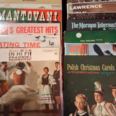 Vintage Polish Music & Christmas Vinyl Record Collection
