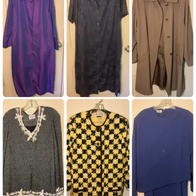 Vintage Women’s Coats, Dresses, And Outfits