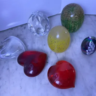 Blown Glass Paper Weights 