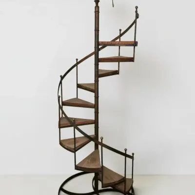 Industrial Spiral Plant Stand Staircase (30 x 85)