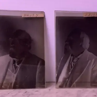 Antique photographic Glass Plate Negative 
