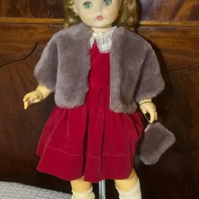 Madame Alexander 1950s Kelly Doll 20"h