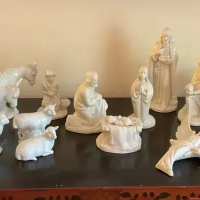 Porcelain Nativity Scene 