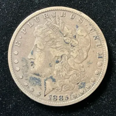 1885-P Morgan Silver Dollar 