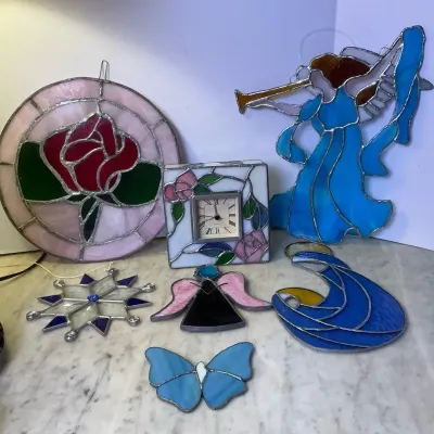 Stained Glass Hanging Pieces 