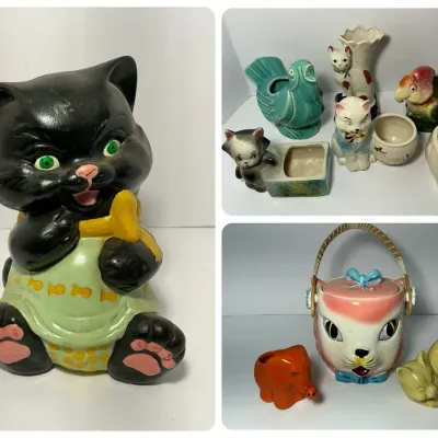 Cat Vases & More - Inc Fitz & Floyd