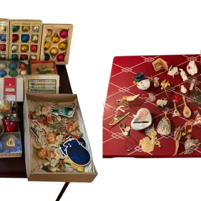 Assortment Of Christmas Ornaments 