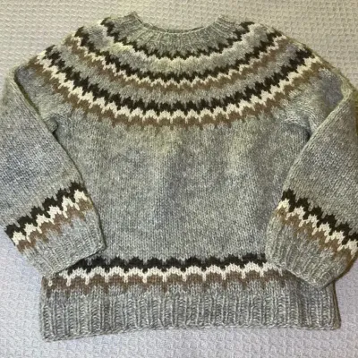 Vintage Icelandic Wool Sweater