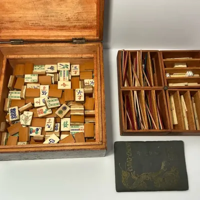 Antique Pung Chow Mahjong Game 
