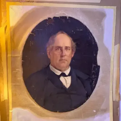 Oil Painting 19th Century Gentleman  