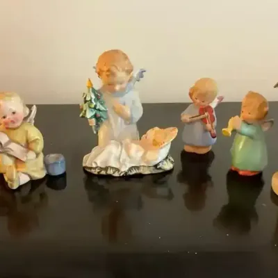 German Angel Figures Including Goebel 