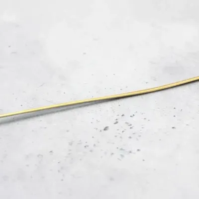 14k Gold Hat Pin (6 Inch) (2.41 Grams)