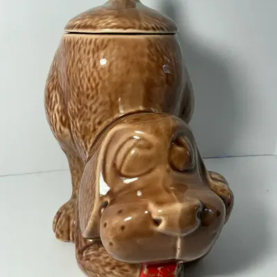 McCoy Thinking Dog Cookie Jar (10.5 Inch)