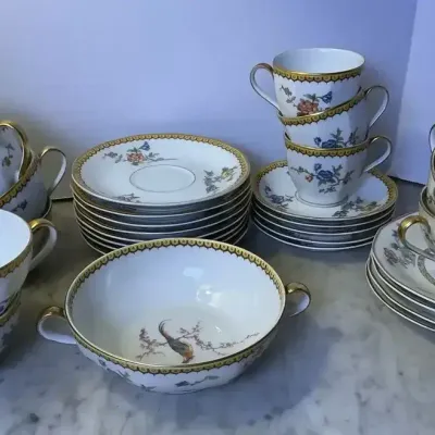 Haviland Limoges Bird China Set 