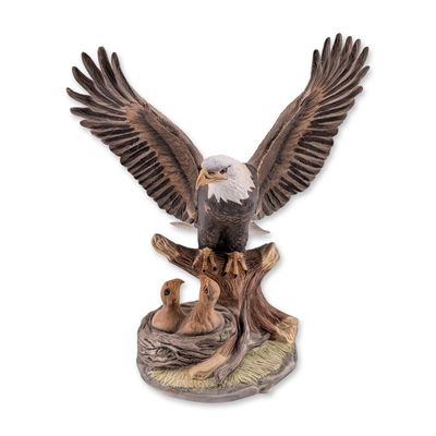 Royal Carlton Arnart Jonathon Byron American Signature Figurine, Eagle with Eaglets