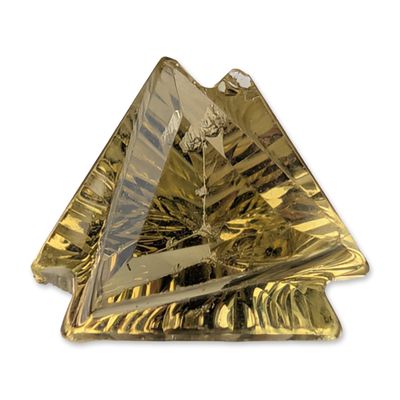 Fantasy Cut Yellow Quartz Loose Gemstone