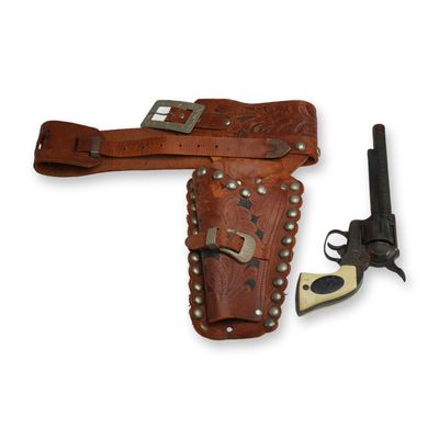Halco Marshal Die-Cast Metal Toy Cap Gun and Holster