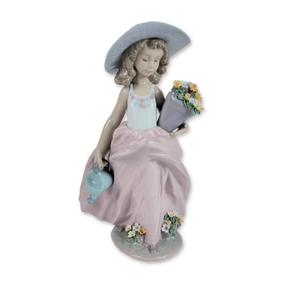 Lladro Spanish Porcelain A Wish Come True Figurine 7676