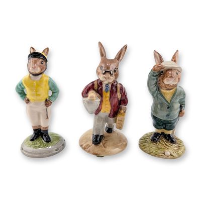 Three Royal Doulton Bunnykins Ceramic Figurines - DB32, DB84 & DB169