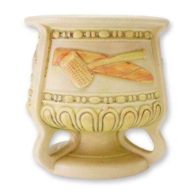 Weller Pottery Pipe Styled Footed Jardiniere