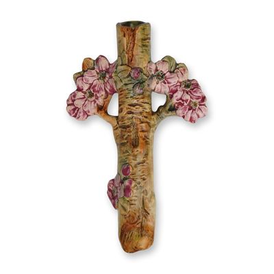 Weller Pottery Woodcraft Pattern Wall Pocket