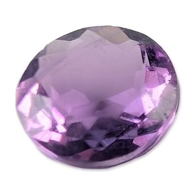 Oval Facet Cut Purple Amethyst