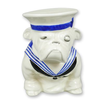 Royal Doulton Porcelain Medium Figurine, Sailor Bulldog