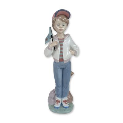 Lladro Spanish Glazed Porcelain All American Figurine 6191